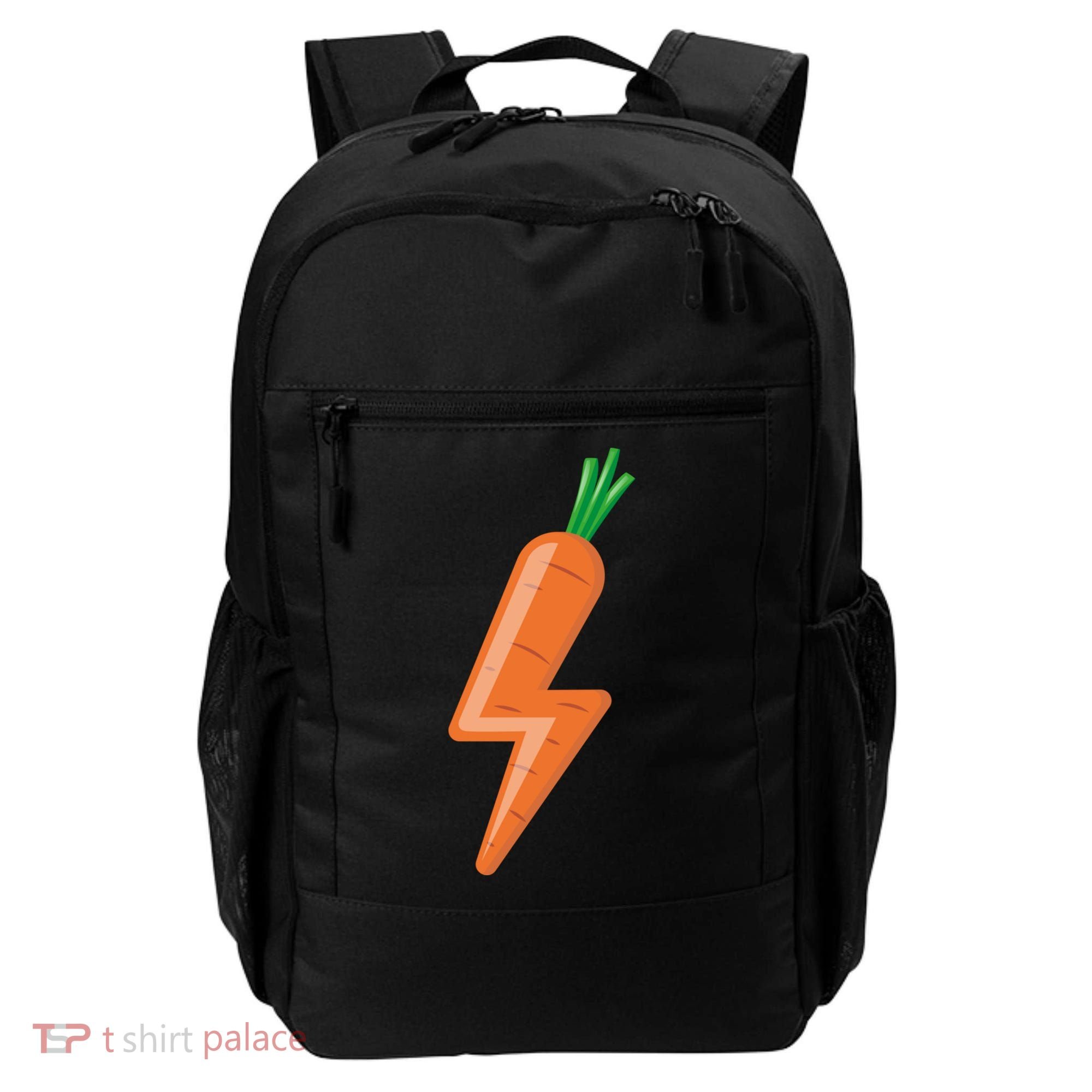 Carrot Power Vegan Cute I Love Veggies Gift Great Gift Backpack