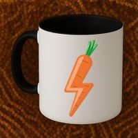 Carrot Power Vegan Cute I Love Veggies Gift Great Gift Coffee Mug thumb 2