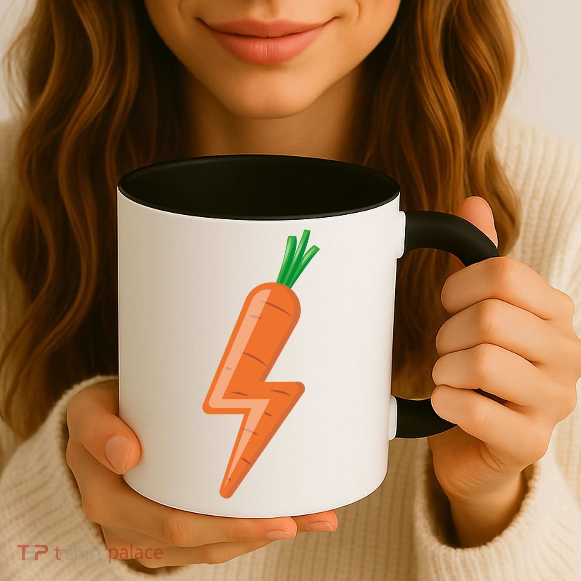 Carrot Power Vegan Cute I Love Veggies Gift Great Gift Coffee Mug