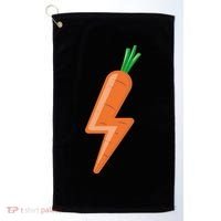 Carrot Power Vegan Cute I Love Veggies Gift Great Gift Golf Towel thumb 0