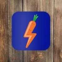 Carrot Power Vegan Cute I Love Veggies Gift Great Gift Coaster thumb 0