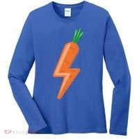 Carrot Power Vegan Cute I Love Veggies Gift Great Gift Women's Long Sleeve Shirt thumb 0
