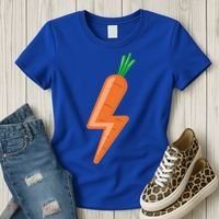 Carrot Power Vegan Cute I Love Veggies Gift Great Gift Women's T-Shirt thumb 3