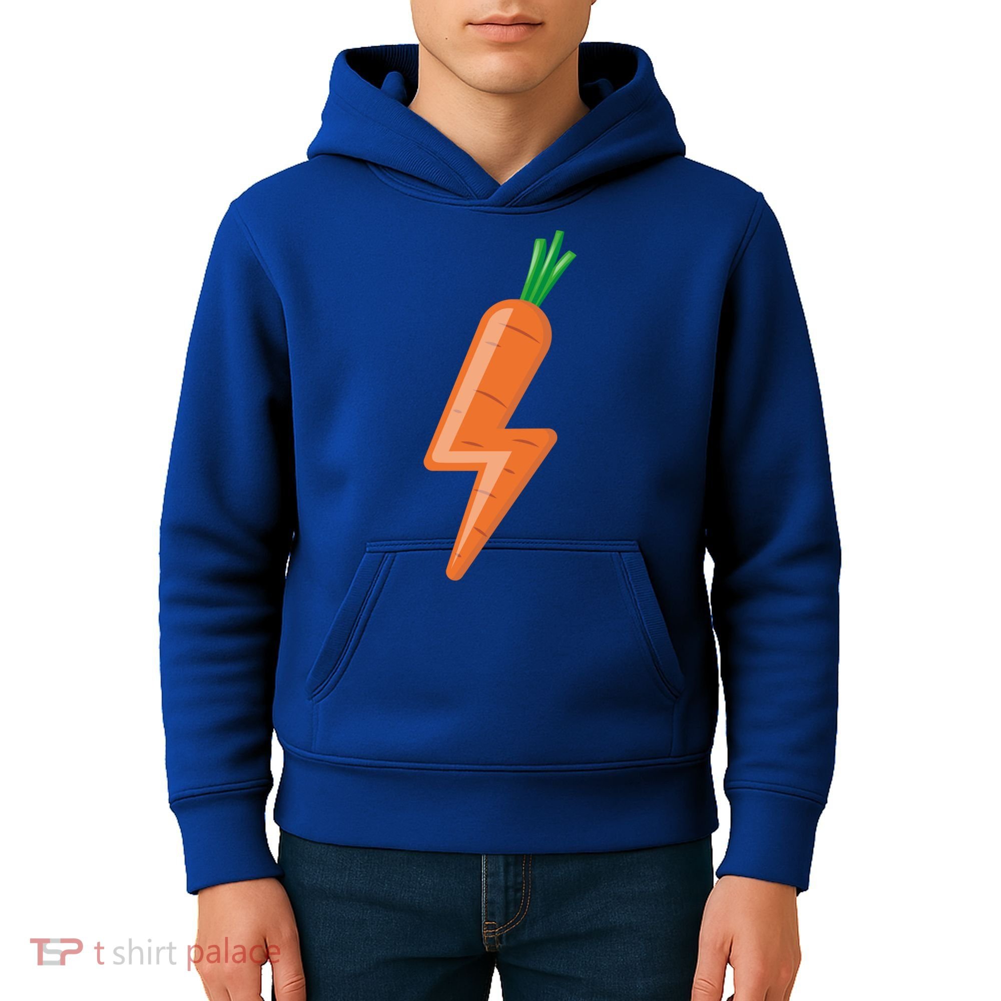 Carrot Power Vegan Cute I Love Veggies Gift Great Gift Kids Hoodie