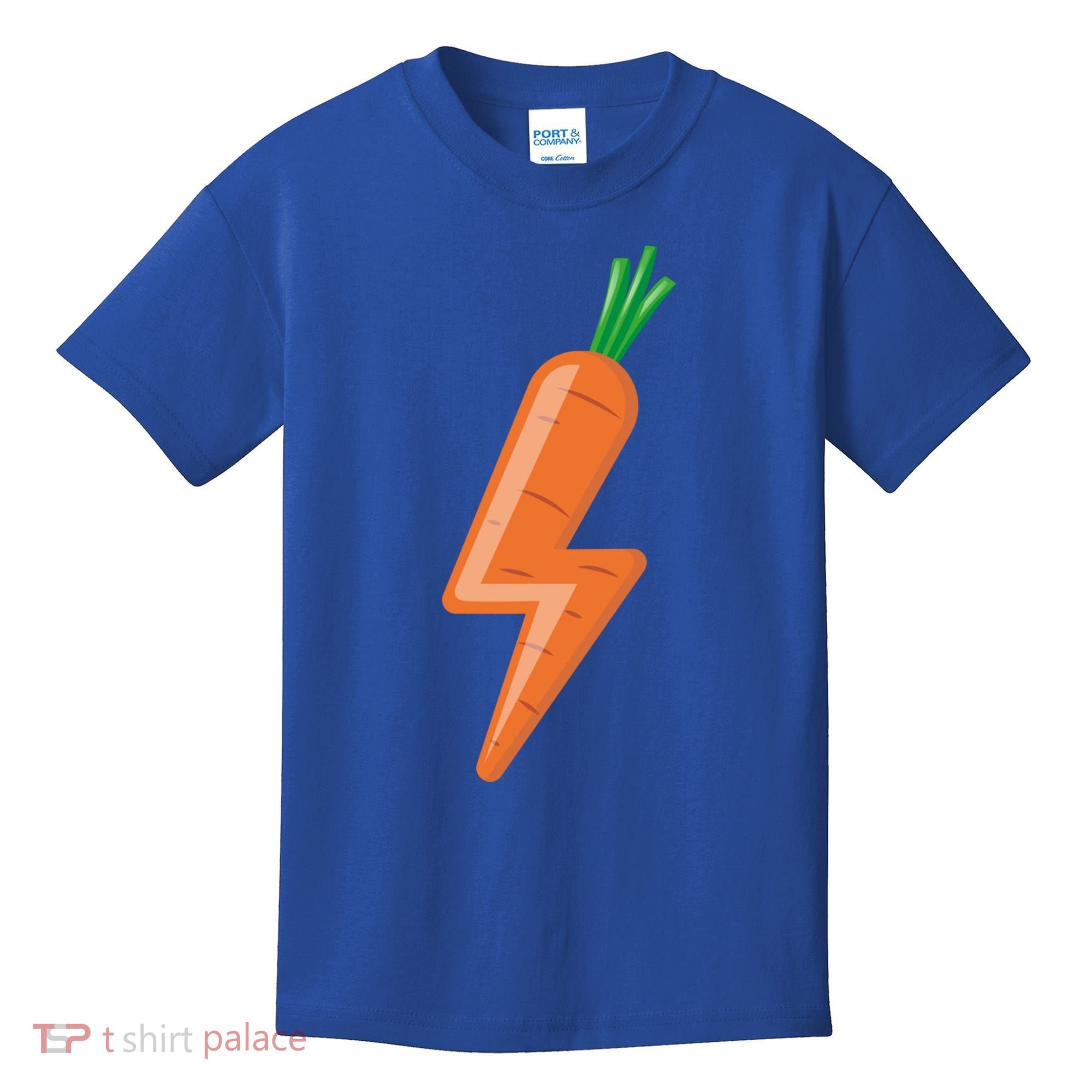 Carrot Power Vegan Cute I Love Veggies Gift Great Gift Kids T-Shirt