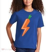 Carrot Power Vegan Cute I Love Veggies Gift Great Gift Kids T-Shirt thumb 2
