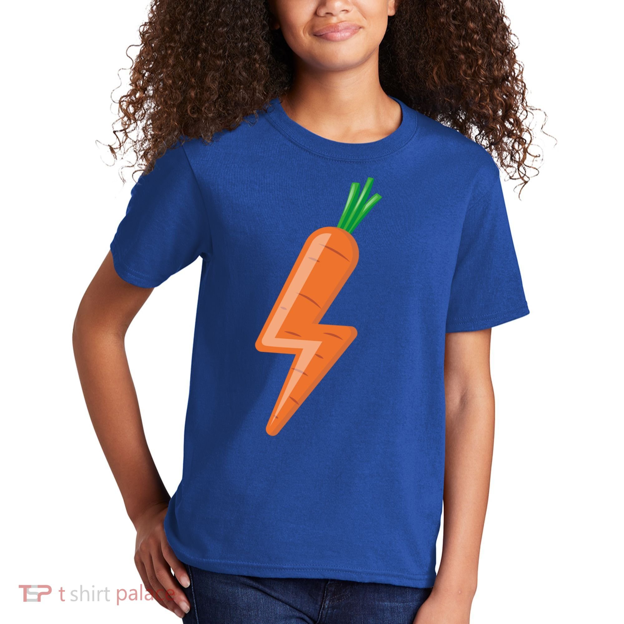Carrot Power Vegan Cute I Love Veggies Gift Great Gift Kids T-Shirt