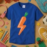 Carrot Power Vegan Cute I Love Veggies Gift Great Gift Kids T-Shirt thumb 3