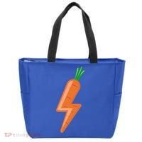 Carrot Power Vegan Cute I Love Veggies Gift Great Gift Tote Bag thumb 0