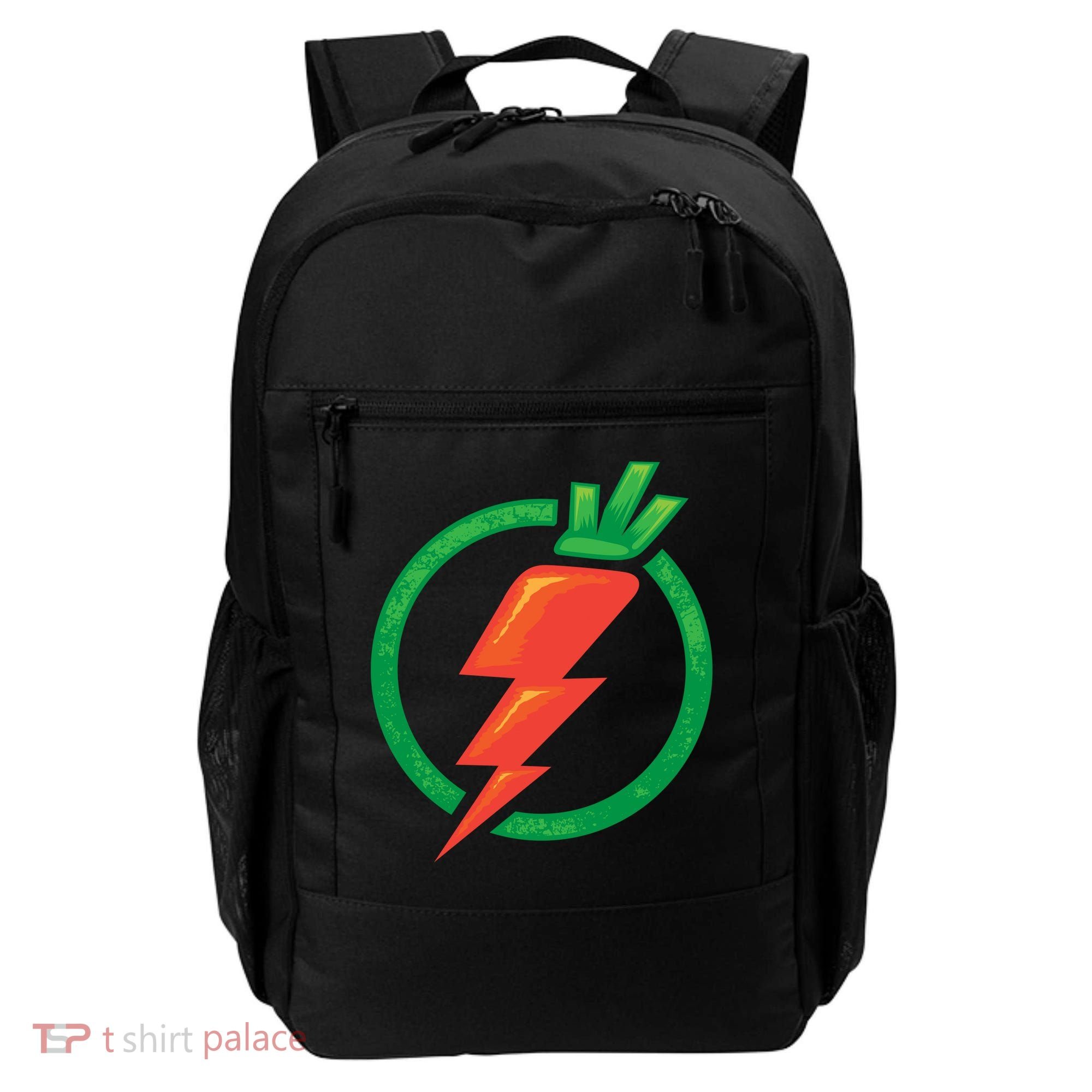 Carrot Power Vegan Funny Gift Cute I Love Veggies Funny Gift Backpack