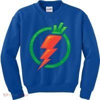 Carrot Power Vegan Funny Gift Cute I Love Veggies Funny Gift Kids Sweatshirt thumb 0