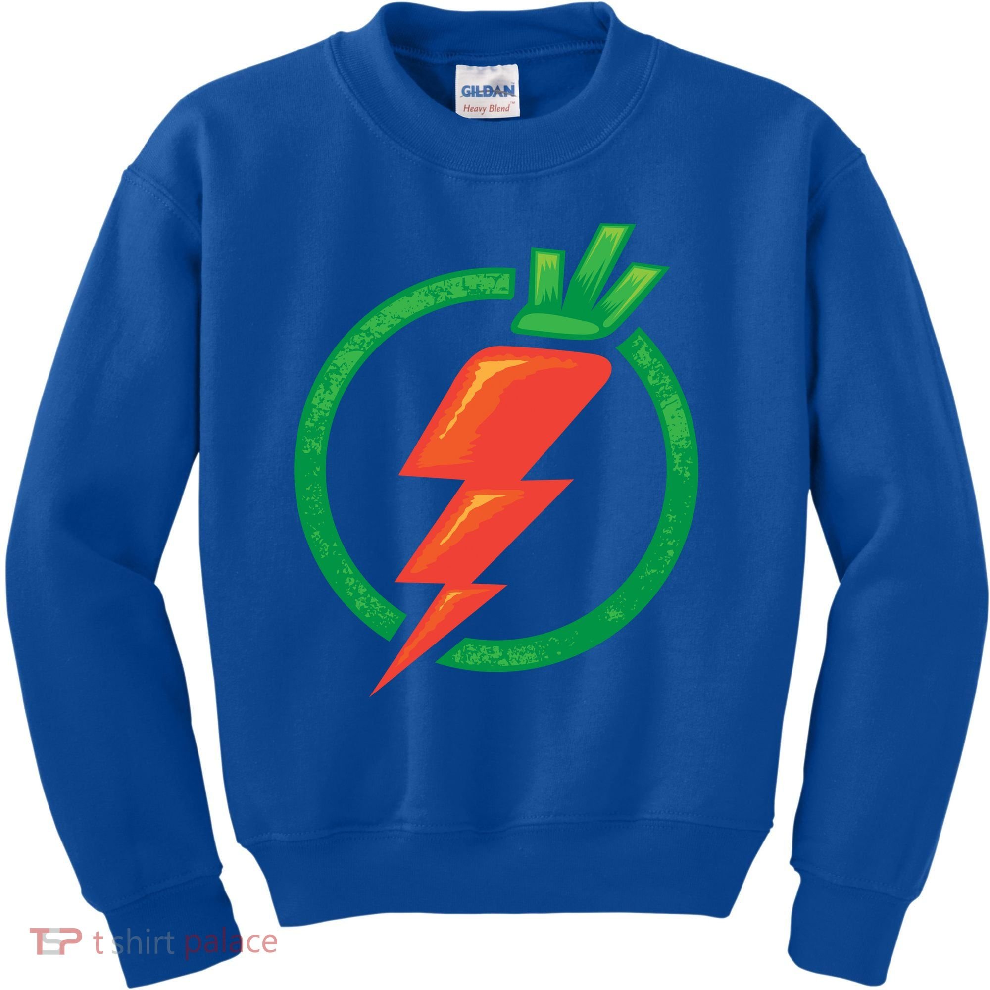 Carrot Power Vegan Funny Gift Cute I Love Veggies Funny Gift Kids Sweatshirt