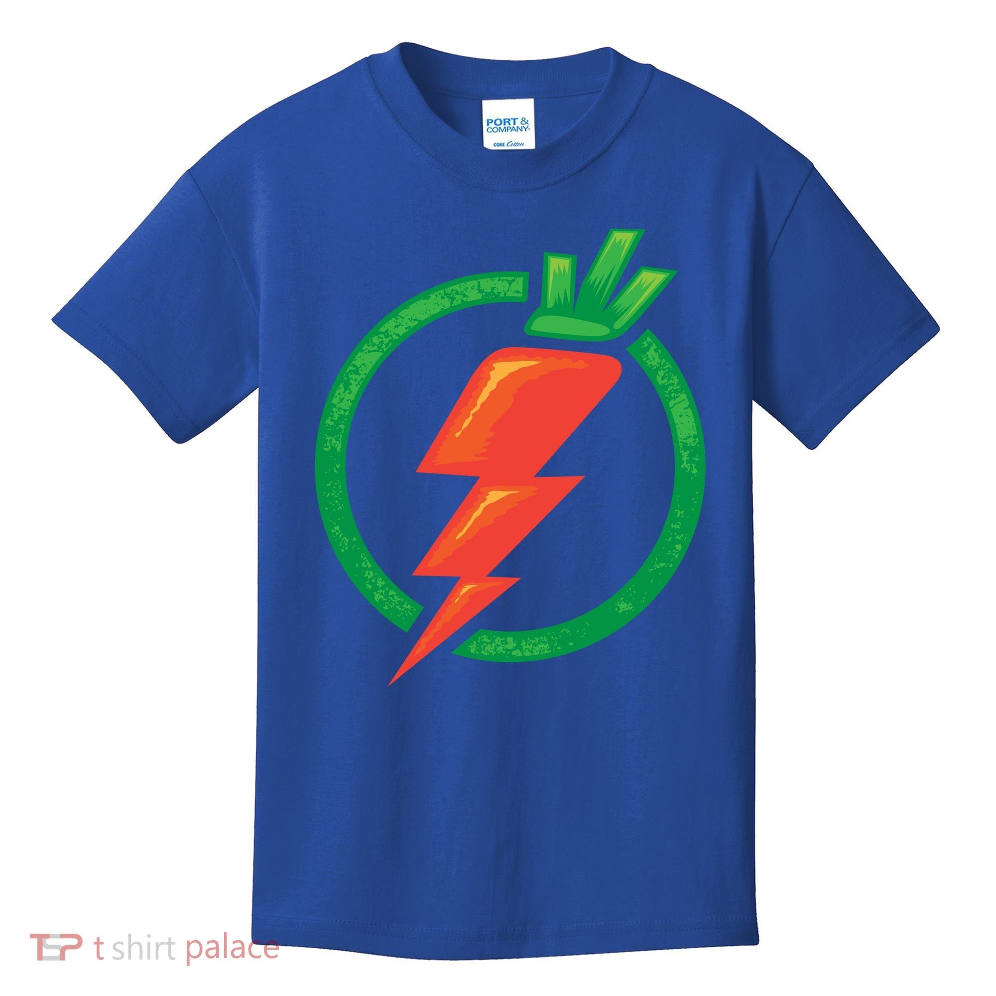 Carrot Power Vegan Funny Gift Cute I Love Veggies Funny Gift Kids T-Shirt