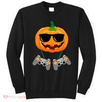 Cool Pumpkin Video Gamer Sweatshirt thumb 0