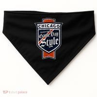 Chicago Pride Windy City Classic Beer Label USA-Made Doggie Bandana thumb 0