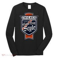 Chicago Pride Windy City Classic Beer Label Long Sleeve Shirt thumb 0