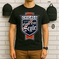 Chicago Pride Windy City Classic Beer Label T-Shirt thumb 6