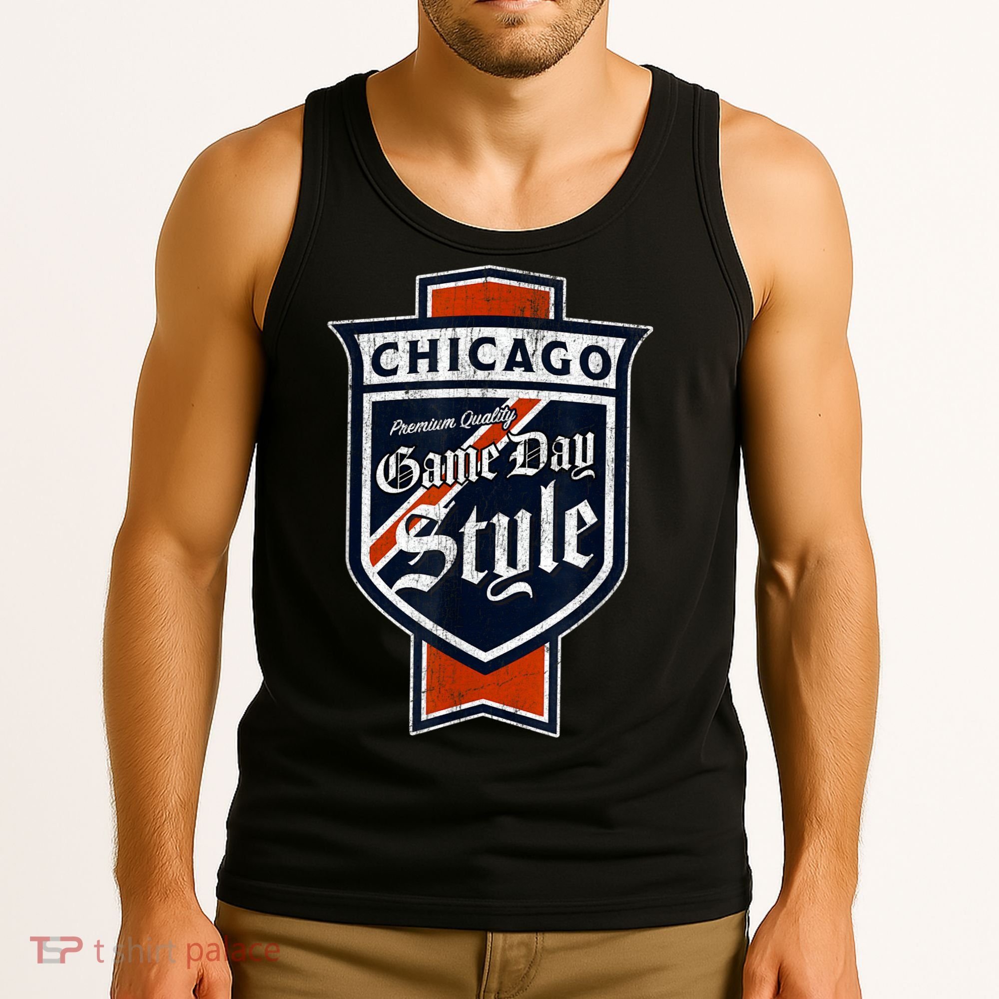Chicago Pride Windy City Classic Beer Label Tank Top