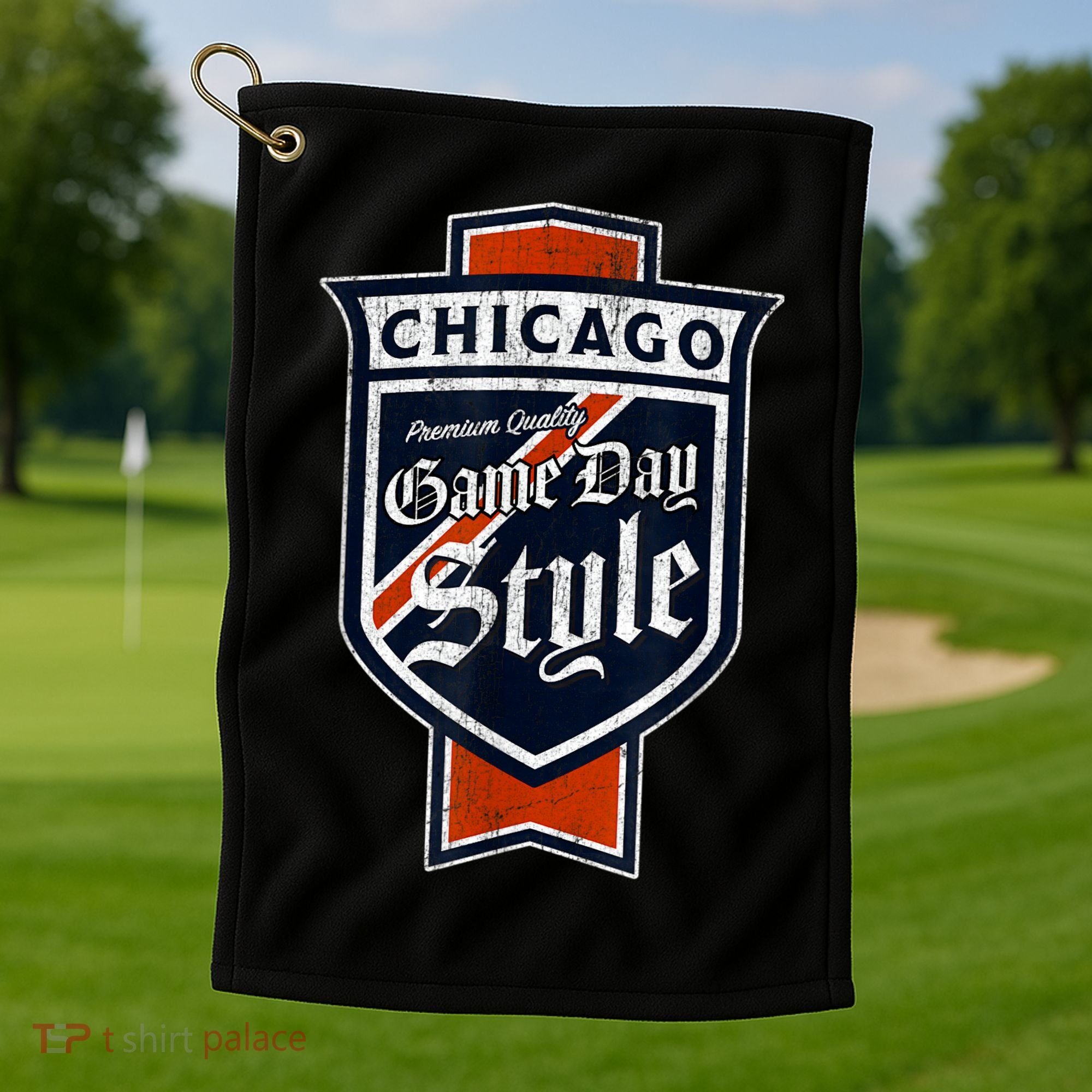 Chicago Pride Windy City Classic Beer Label Golf Towel