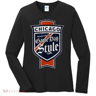 Chicago Pride Windy City Classic Beer Label Women's Long Sleeve Shirt