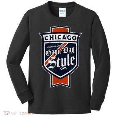Chicago Pride Windy City Classic Beer Label Kids Long Sleeve Shirt