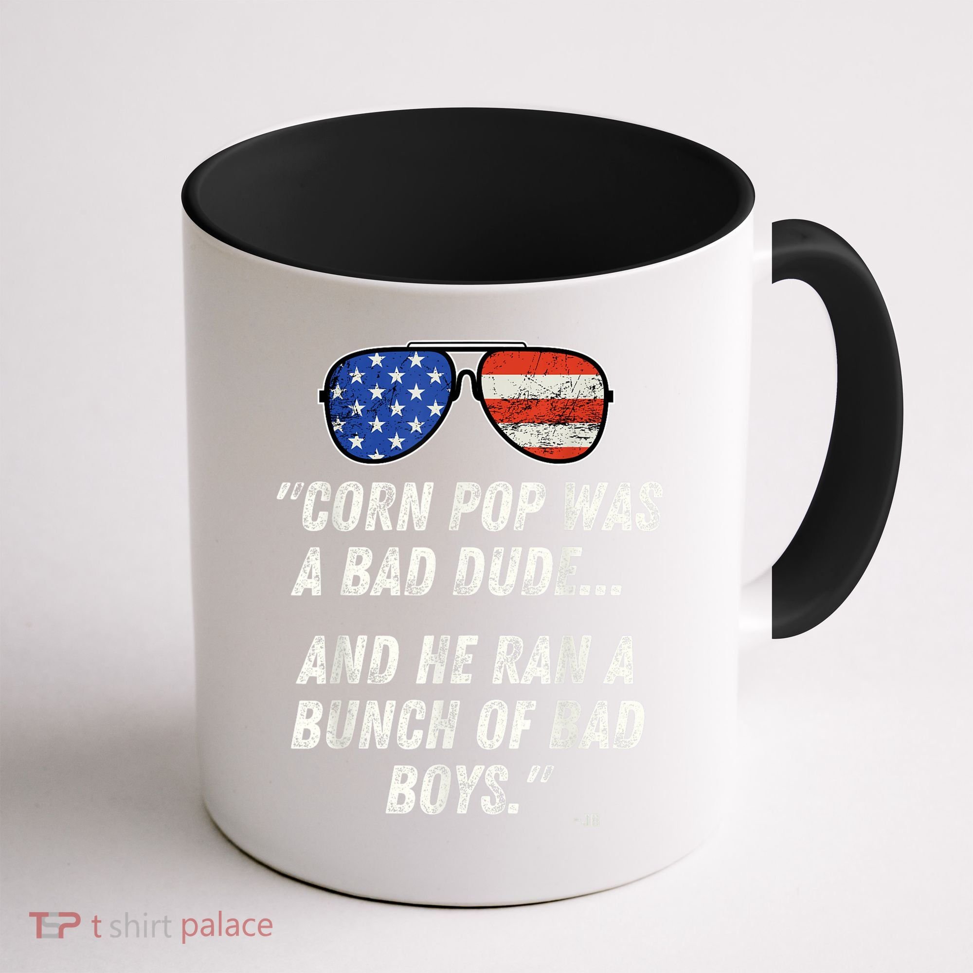 Corn Pop Was A Bad Dude Funny Joe Biden Parody Coffee Mug