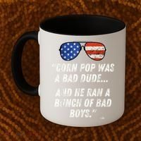Corn Pop Was A Bad Dude Funny Joe Biden Parody Coffee Mug thumb 2