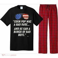 Corn Pop Was A Bad Dude Funny Joe Biden Parody Pajama Set thumb 0