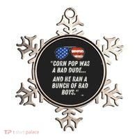 Corn Pop Was A Bad Dude Funny Joe Biden Parody Ornament thumb 0