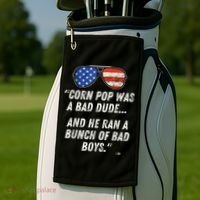 Corn Pop Was A Bad Dude Funny Joe Biden Parody Golf Towel thumb 2