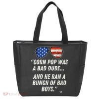 Corn Pop Was A Bad Dude Funny Joe Biden Parody Tote Bag thumb 0