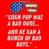Corn Pop Was A Bad Dude Funny Joe Biden Parody Santa Hat thumb 1