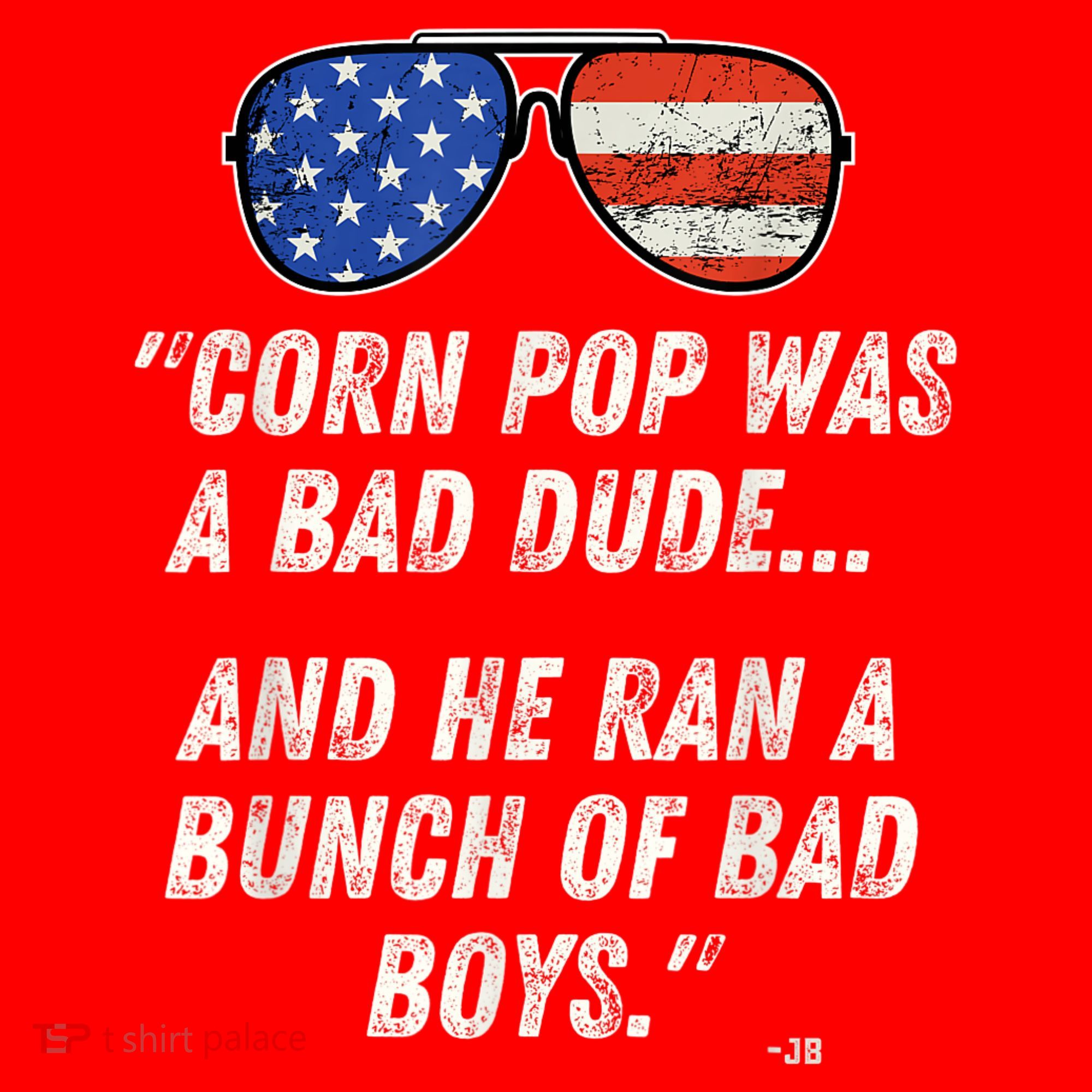 Corn Pop Was A Bad Dude Funny Joe Biden Parody Santa Hat