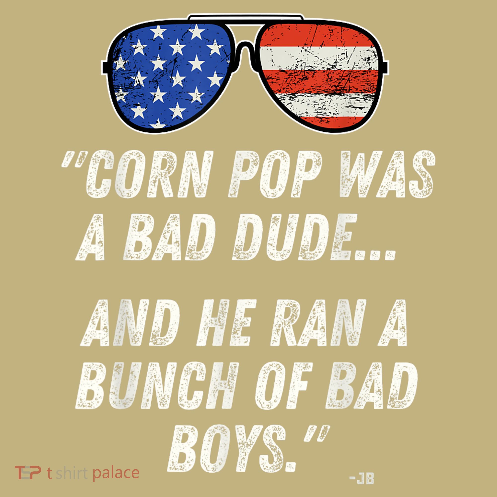 Corn Pop Was A Bad Dude Funny Joe Biden Parody Mousepad