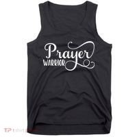 Christian Prayer Warrior Have Faith Quote Bible Verse Tank Top thumb 0