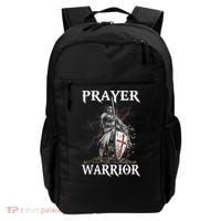 Christian Prayer Warrior Jesus Cross Religious Messages Backpack thumb 0