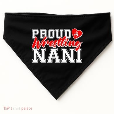 Cute Proud Wrestling Nani USA-Made Doggie Bandana