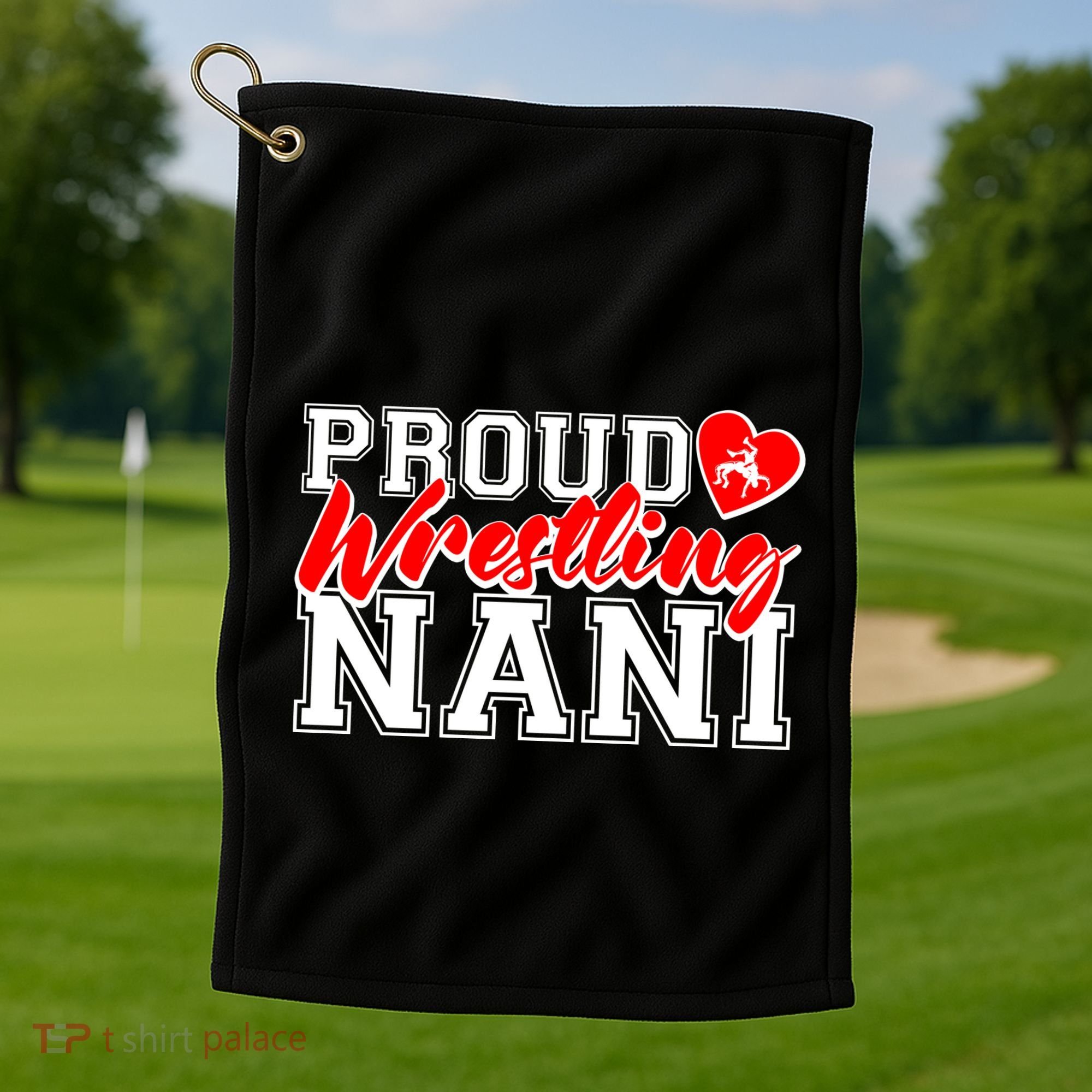 Cute Proud Wrestling Nani Golf Towel