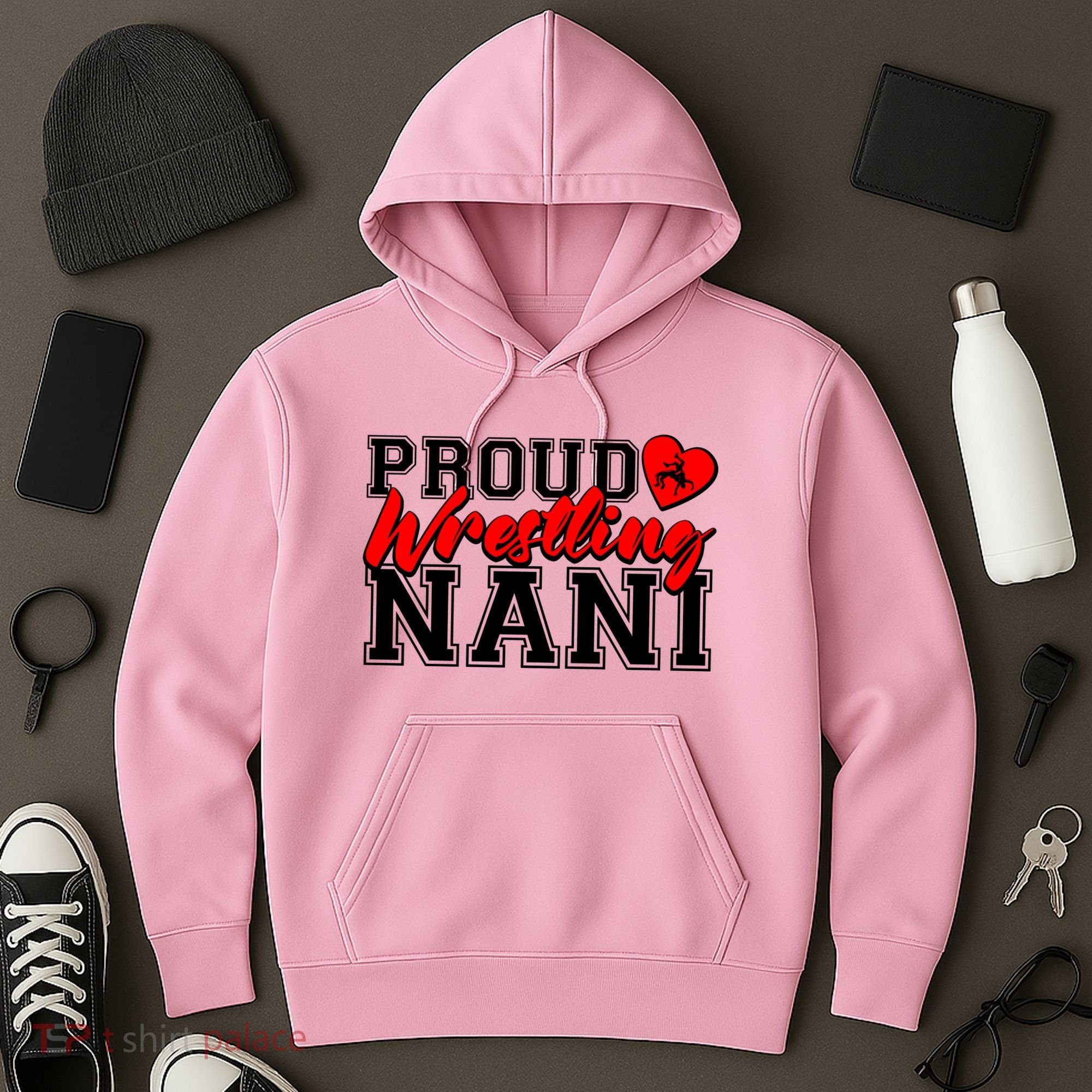 Cute Proud Wrestling Nani Hoodie
