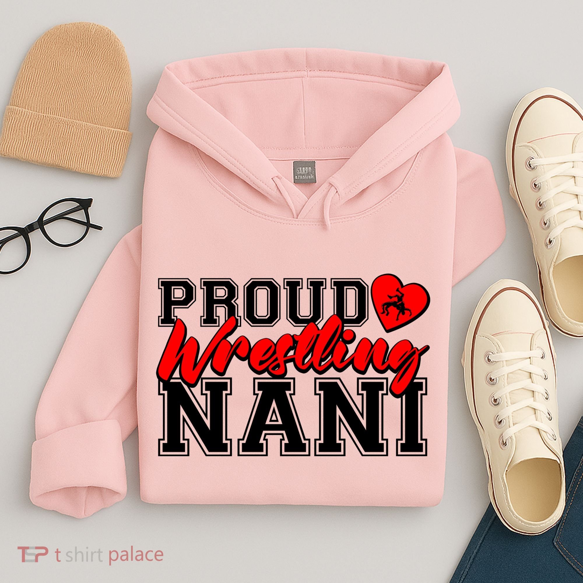 Cute Proud Wrestling Nani Hoodie