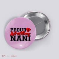 Cute Proud Wrestling Nani Button thumb 0