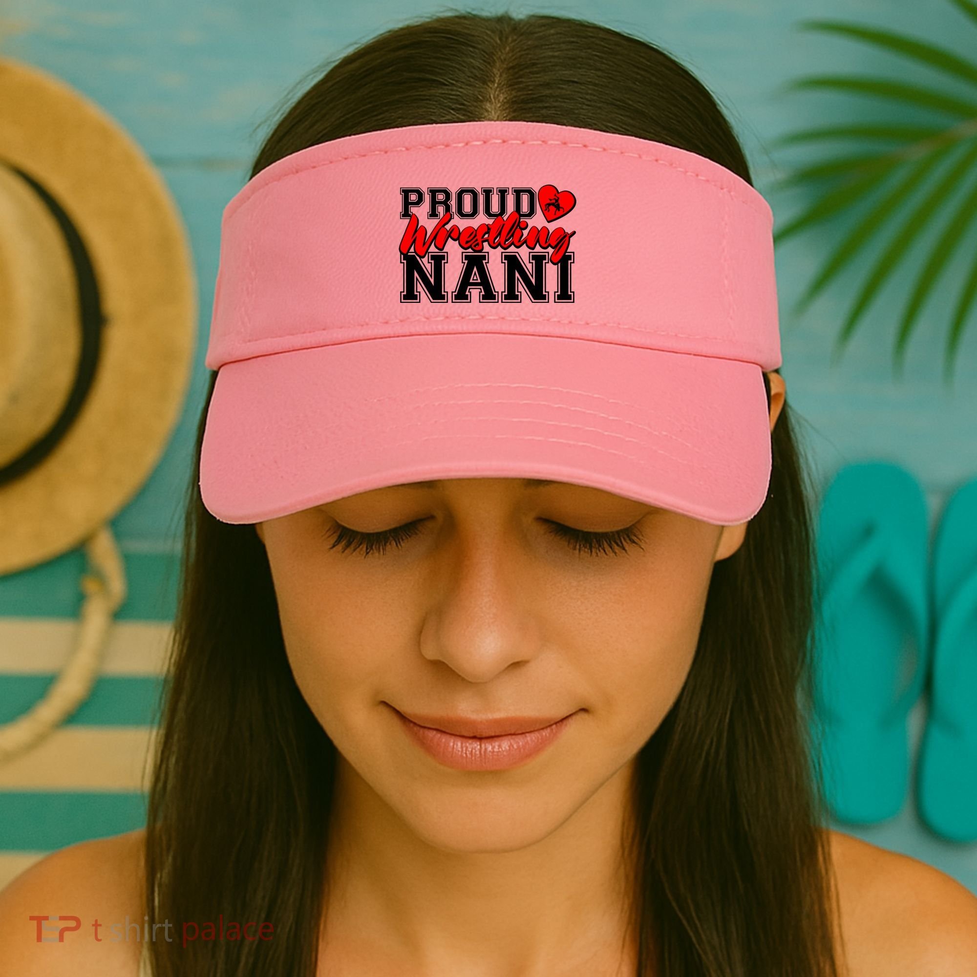 Cute Proud Wrestling Nani Visor