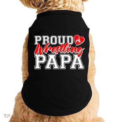 Cute Proud Wrestling Papa Doggie Tank