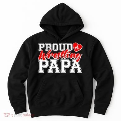 Cute Proud Wrestling Papa Hoodie