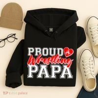 Cute Proud Wrestling Papa Hoodie thumb 4