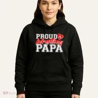 Cute Proud Wrestling Papa Hoodie thumb 5