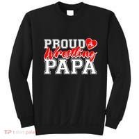 Cute Proud Wrestling Papa Sweatshirt thumb 0