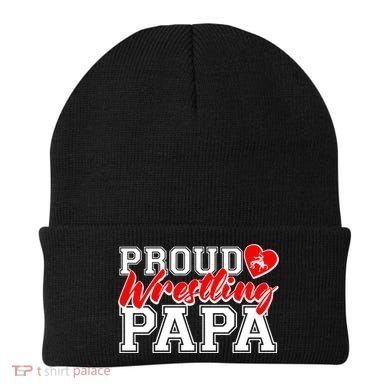 Cute Proud Wrestling Papa Beanie