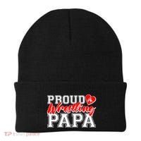 Cute Proud Wrestling Papa Beanie thumb 0