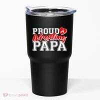 Cute Proud Wrestling Papa Tumbler thumb 0